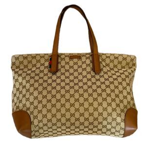 Gucci monogram tote bag Handbag authentic with COA